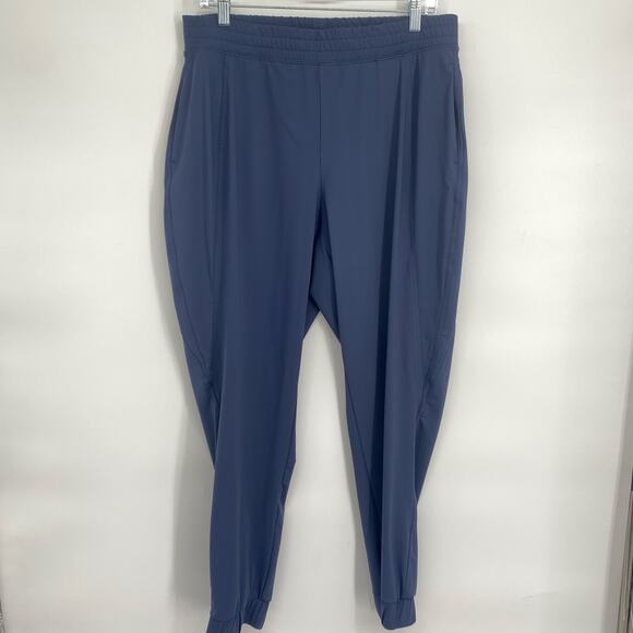Avalanche Joggers Women’s Large Indigo Active Athleisure Workout Yoga Pockets - Picture 1 of 10